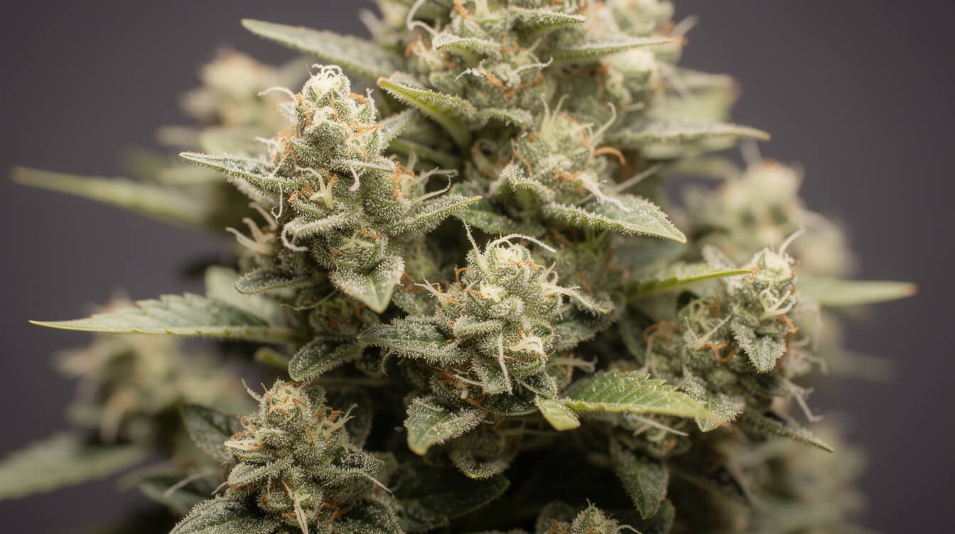 cannabis buds developing during the flowering stage