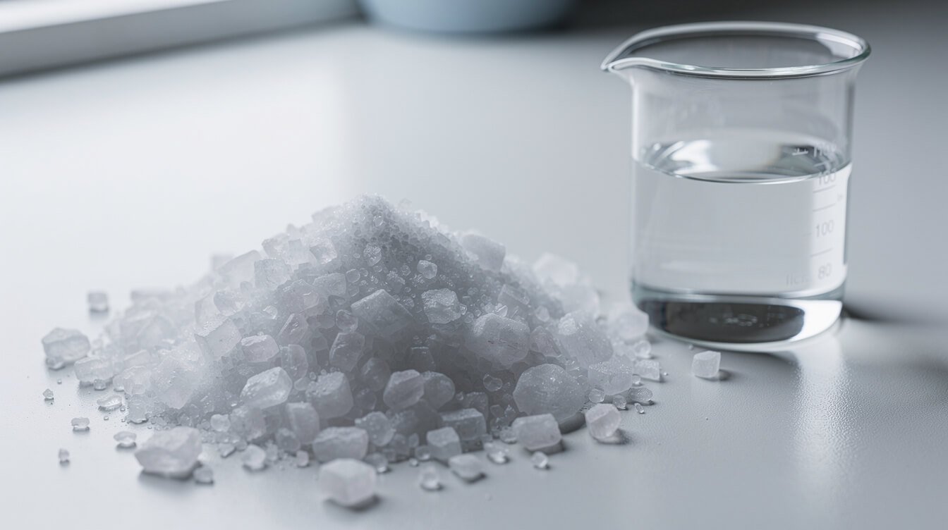 coarse salt and isopropyl alcohol for cleaning a weed pipe