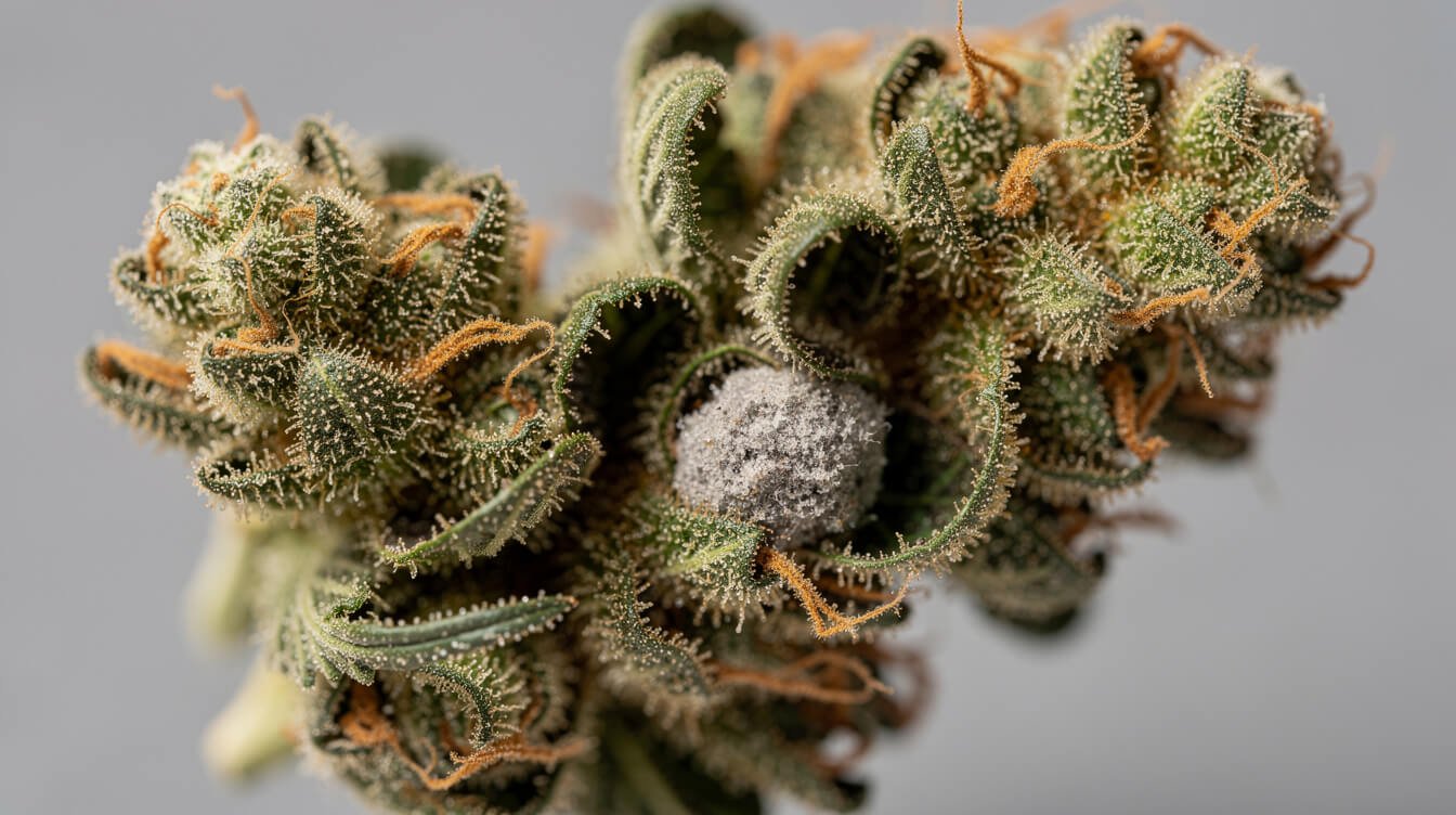 what does moldy weed look like