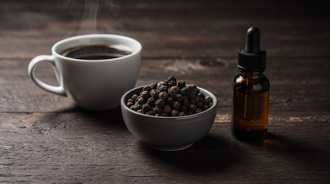 Greening out myths: black pepper, coffee, and CBD
